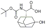 Boc 3ヒドロキシ1 adamantyl Dグリシンの構造